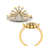 Load image into Gallery viewer, Cluster Indian Style Diamond Ring
