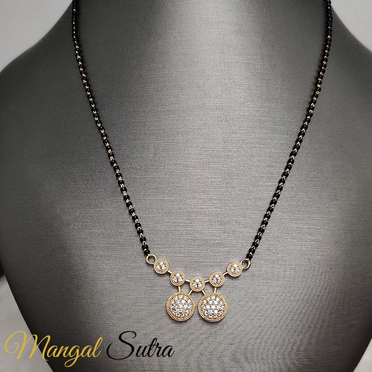 Cluster Wati Diamond Mangalsutra