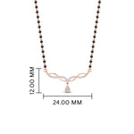 Load image into Gallery viewer, Cutest Daily Wear Diamond Mangalsutra