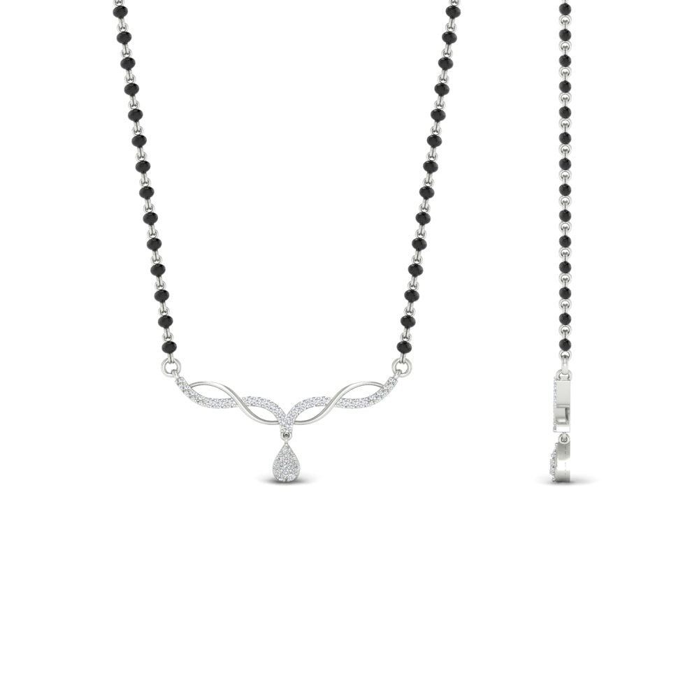Cutest Daily Wear Diamond Mangalsutra