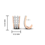 Load image into Gallery viewer, Daily Wear Diamond Bali Earrings
