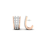 Load image into Gallery viewer, Daily Wear Diamond Bali Earrings
