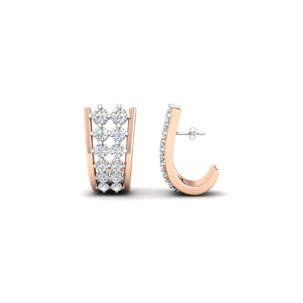 Daily Wear Diamond Bali Earrings