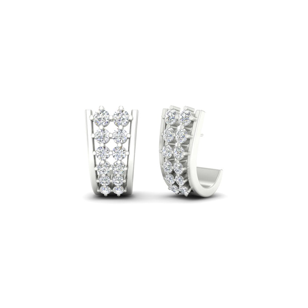 Daily Wear Diamond Bali Earrings