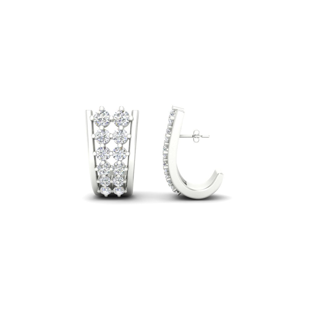 Daily Wear Diamond Bali Earrings