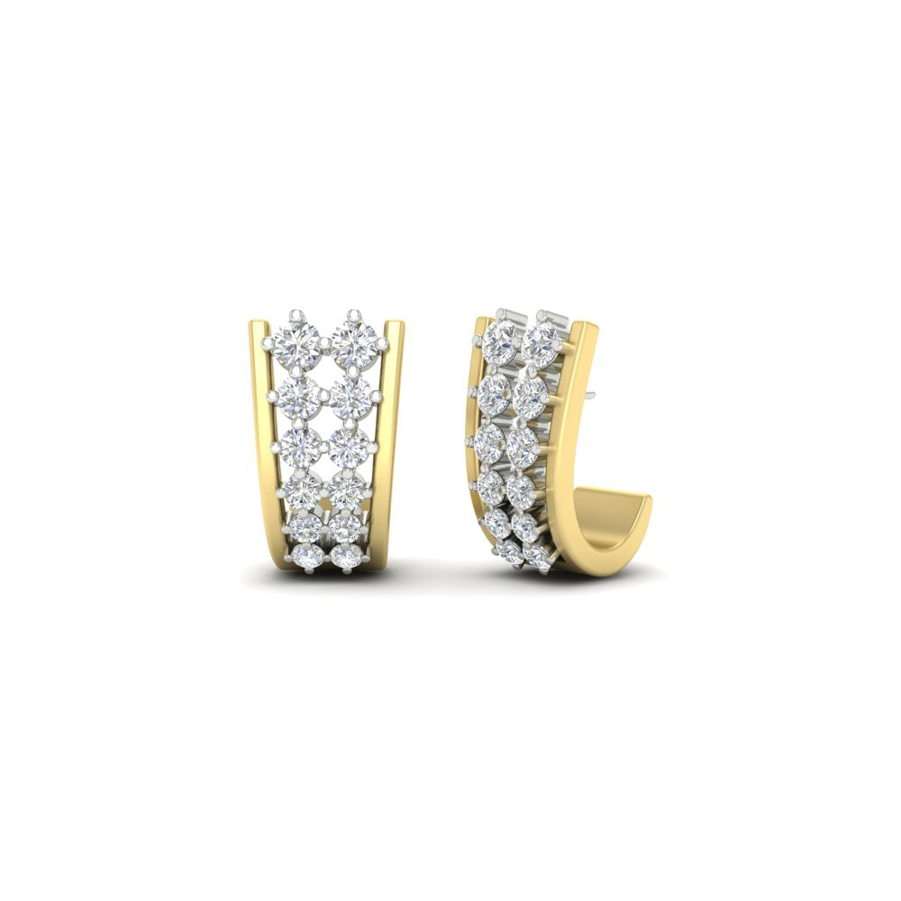 Daily Wear Diamond Bali Earrings