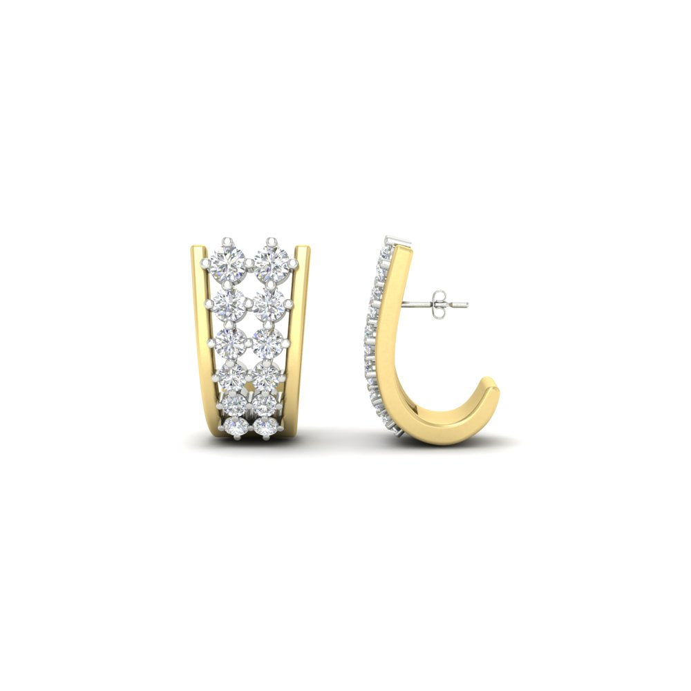 Daily Wear Diamond Bali Earrings