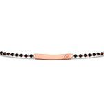 Load image into Gallery viewer, Dainty Gold Bar Men's Mangalsutra Bracelet