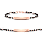 Load image into Gallery viewer, Dainty Gold Bar Men's Mangalsutra Bracelet