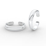 Load image into Gallery viewer, delicate-beaded-adjustable-toe-ring-sterling-silver-mgs11436angle4-nl-wg