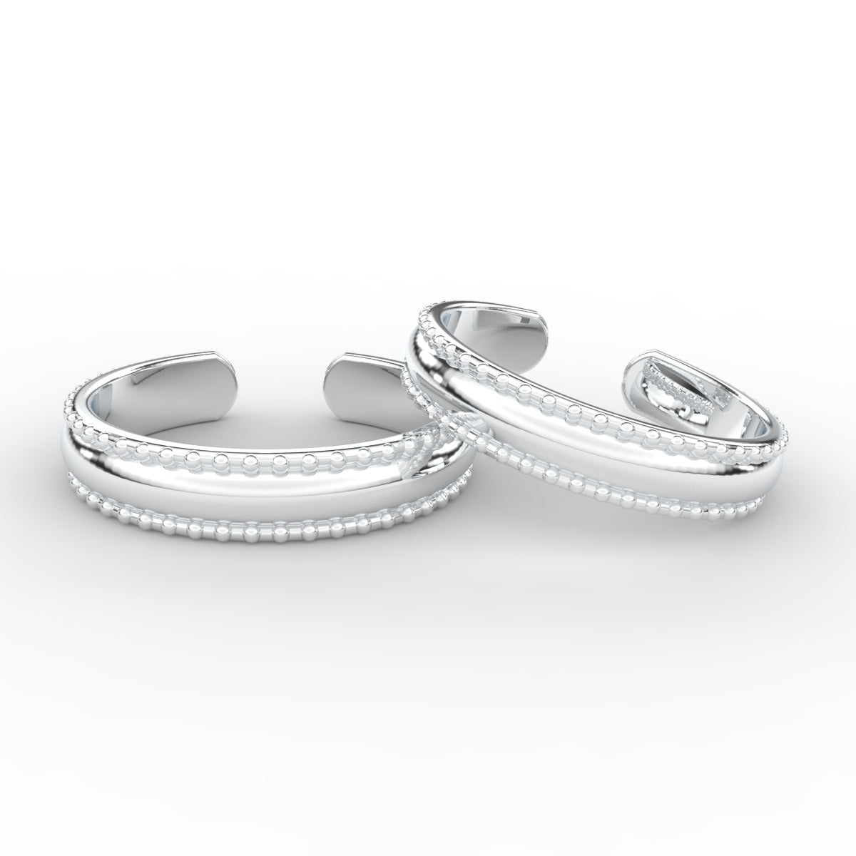 Delicate Beaded Adjustable Toe Ring