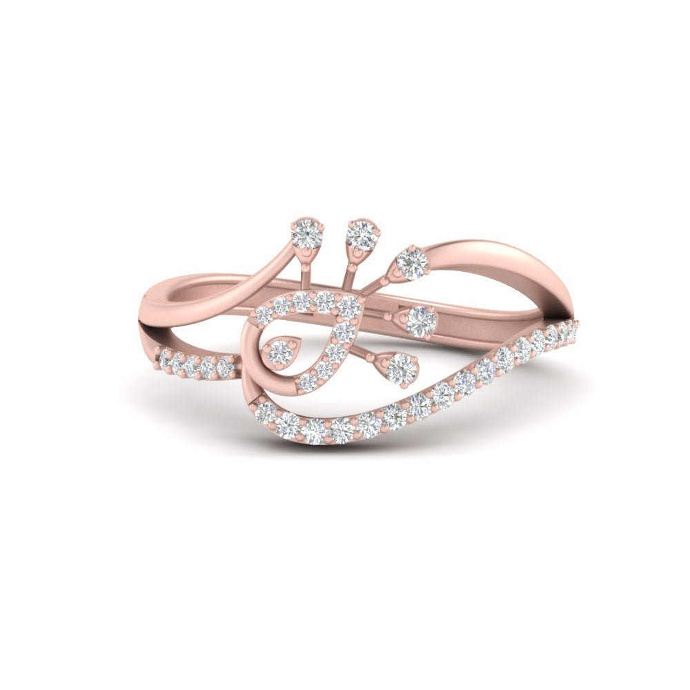 Delicate Beautiful Diamond Engagement Ring