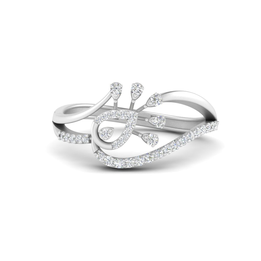 Delicate Beautiful Diamond Engagement Ring