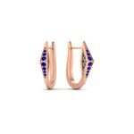 Load image into Gallery viewer, Delicate Conical Diamond Hoop Earrings
