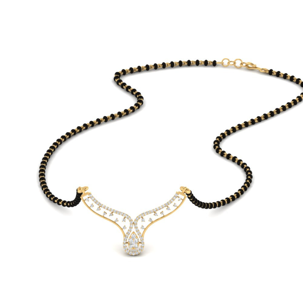 Delicate Traditional Diamond Mangalsutra