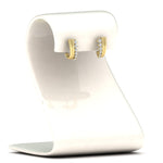 Load image into Gallery viewer, Diamond J Hoops Earrings