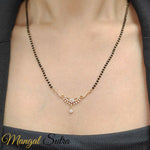 Load image into Gallery viewer, diamond-drop-mangalsutra-necklace-in-yellow-gold-MGS9082-1