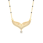 Load image into Gallery viewer, diamond-filigree-tanmaniya-spaced-out-mangalsutra-in-yellow-gold-mgs9027angle1-nl-yg.jpg?v=1781774796
