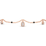Load image into Gallery viewer, Diamond Teardrop Mangalsutra Bracelet