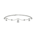 Load image into Gallery viewer, Diamond Teardrop Mangalsutra Bracelet