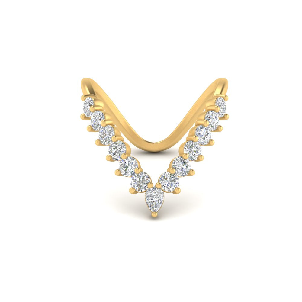 Diamond Vanki Engagement Ring – Mangalsutraonline