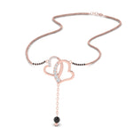 Load image into Gallery viewer, Double Heart Cute Mangalsutra Necklace
