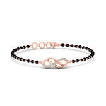Load image into Gallery viewer, Double Infinity Mens Diamond Mangalsutra Bracelet