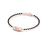 Load image into Gallery viewer, Double Infinity Mens Diamond Mangalsutra Bracelet