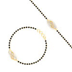 Load image into Gallery viewer, Double Infinity Mens Diamond Mangalsutra Bracelet
