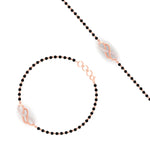 Load image into Gallery viewer, Double Infinity Mens Diamond Mangalsutra Bracelet