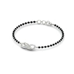 Load image into Gallery viewer, Double Infinity Mens Diamond Mangalsutra Bracelet