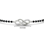 Load image into Gallery viewer, Double Infinity Mens Diamond Mangalsutra Bracelet