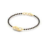 Load image into Gallery viewer, Double Infinity Mens Diamond Mangalsutra Bracelet