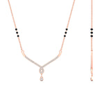 Load image into Gallery viewer, Simple Diamond Pendant Mangalsutra