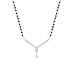 Load image into Gallery viewer, Simple Diamond Pendant Mangalsutra