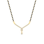 Load image into Gallery viewer, Simple Diamond Pendant Mangalsutra