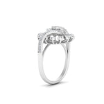 Load image into Gallery viewer, Elongated Natural Diamond Engagement Ring