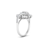 Load image into Gallery viewer, Elongated Natural Diamond Engagement Ring
