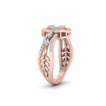 Load image into Gallery viewer, Emerald Cut Cluster Diamond Ring
