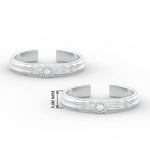 Load image into Gallery viewer, enchanting-floral-design-toe-ring-in-sterling-silver-mgs11451angle3-nl-wg-hw