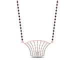 Load image into Gallery viewer, Fan Diamond Mangalsutra Pendant
