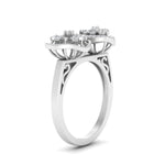 Load image into Gallery viewer, Wide Real Diamond Cocktail Ring