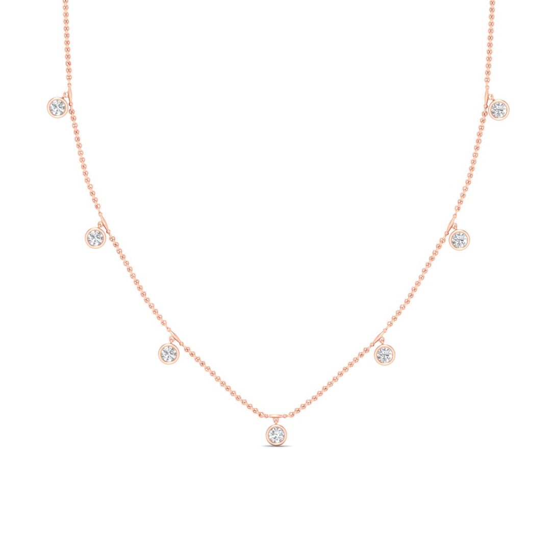 Floating Diamond Station Mangalsutra