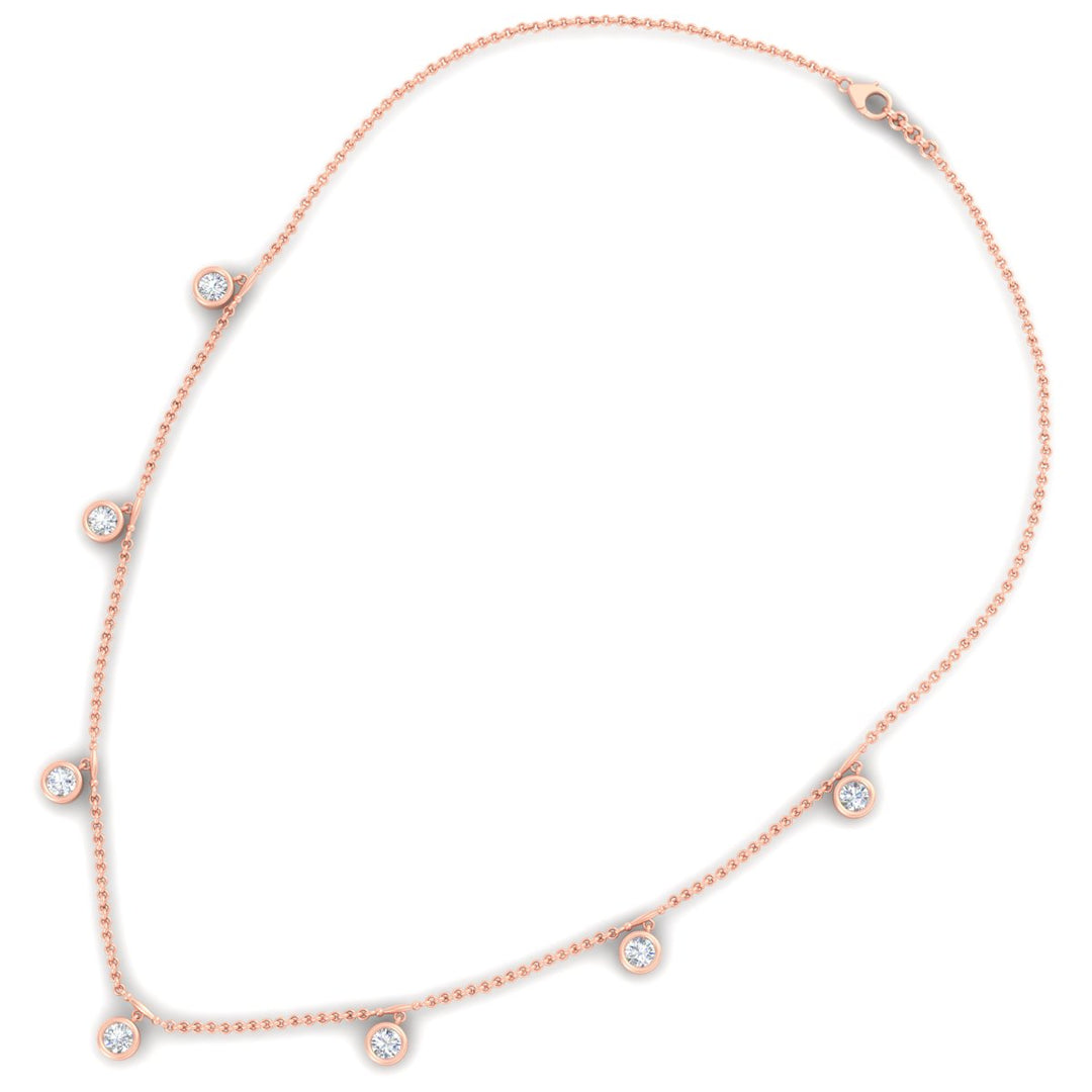 Floating Diamond Station Mangalsutra