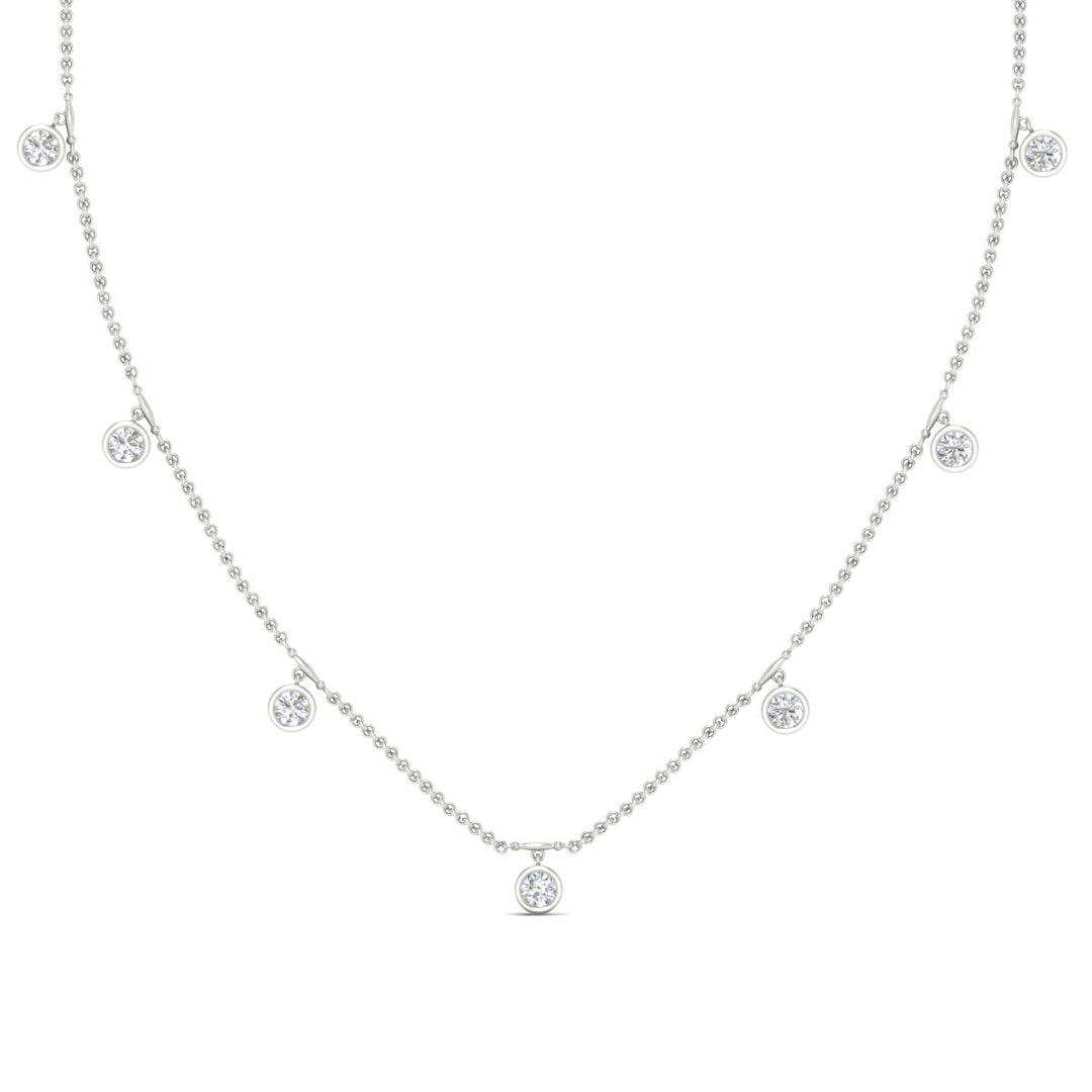Floating Diamond Station Mangalsutra