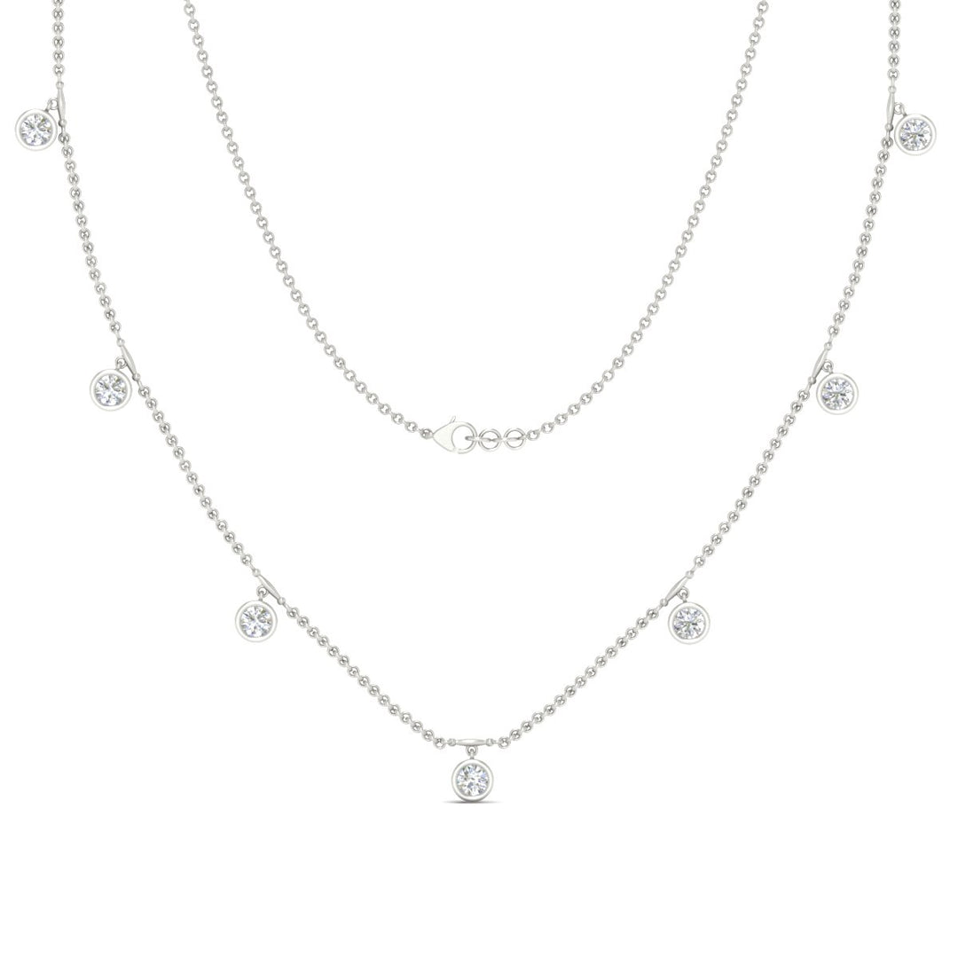 Floating Diamond Station Mangalsutra