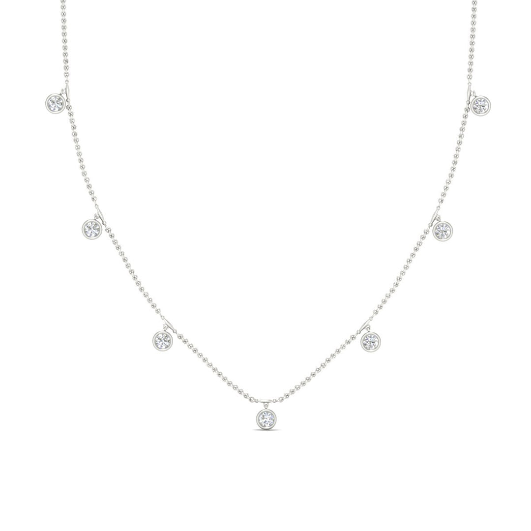 Floating Diamond Station Mangalsutra