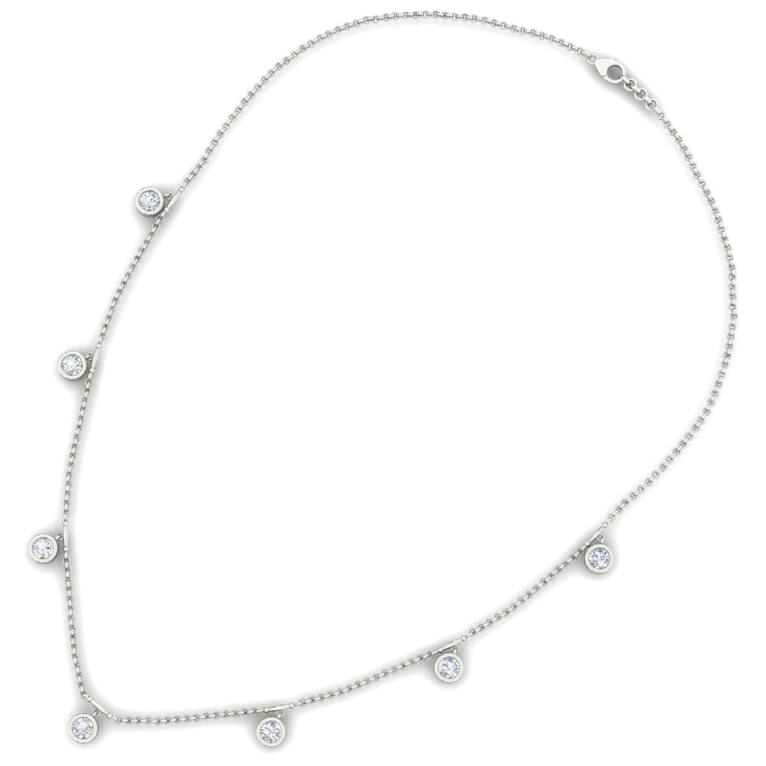 Floating Diamond Station Mangalsutra