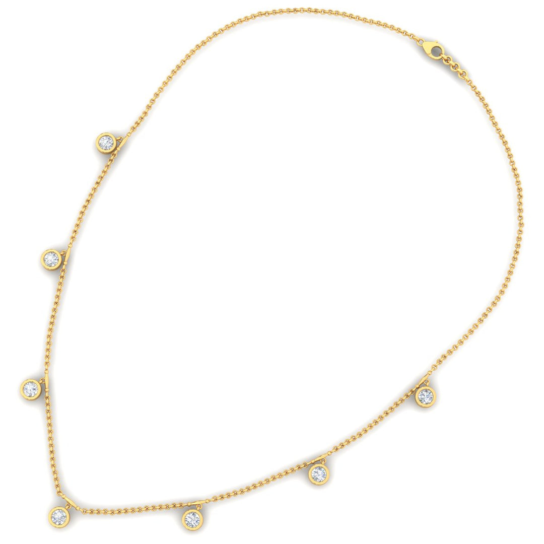 Floating Diamond Station Mangalsutra