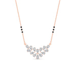 Load image into Gallery viewer, floral-cluster-pear-diamond-3-beads-mangalsutra-pendant-in-mgs10826angle1-nl-rg.jpg?v=1790249562